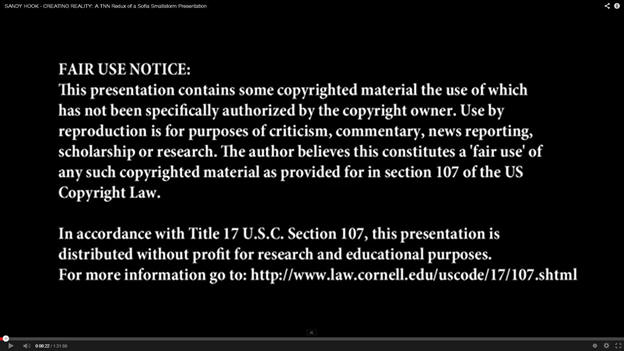 Copyrighted Footage